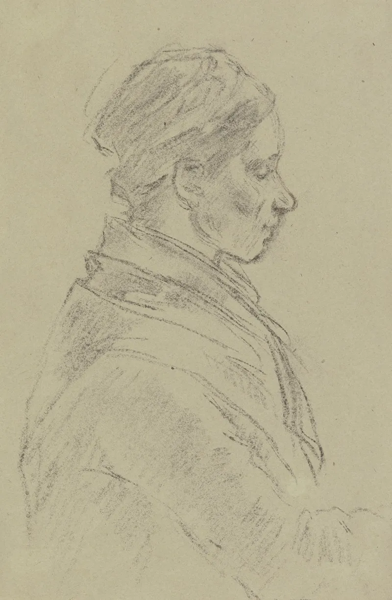 Farmwoman In Profile