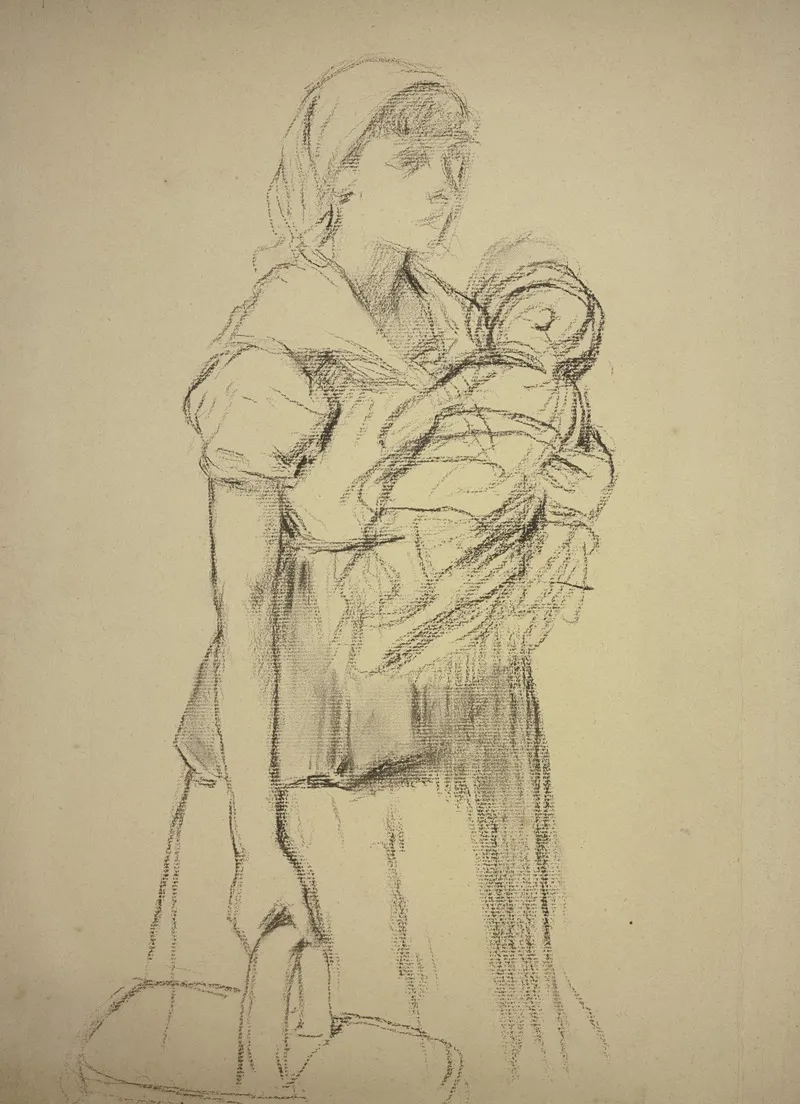 Farmwoman With Child