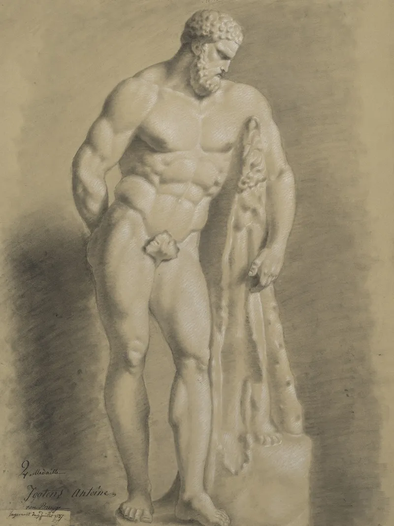 Farnese Hercules by Antoon Joostens  - Canvas Print