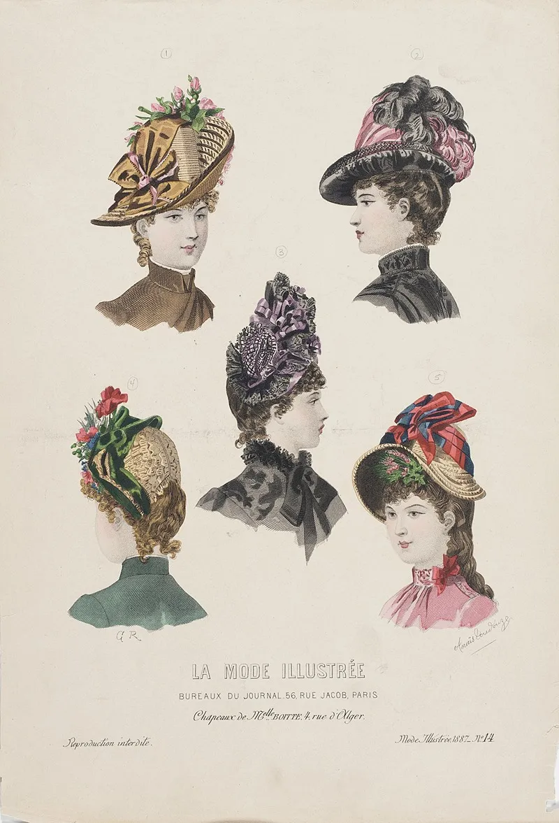 Fashion Plate For La Mode Illustree 2