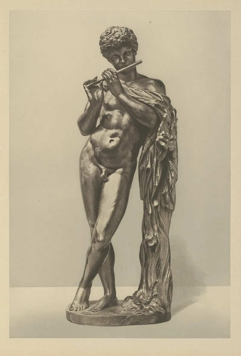 Faun With Flute Italian Late Xvi Century by Wilhelm von Bode - Canvas Print