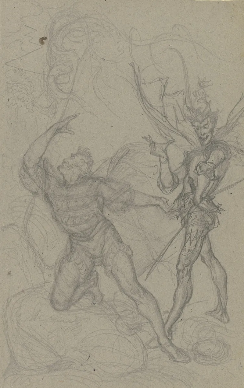 Faust Und Mephisto Auf Dem Brocken