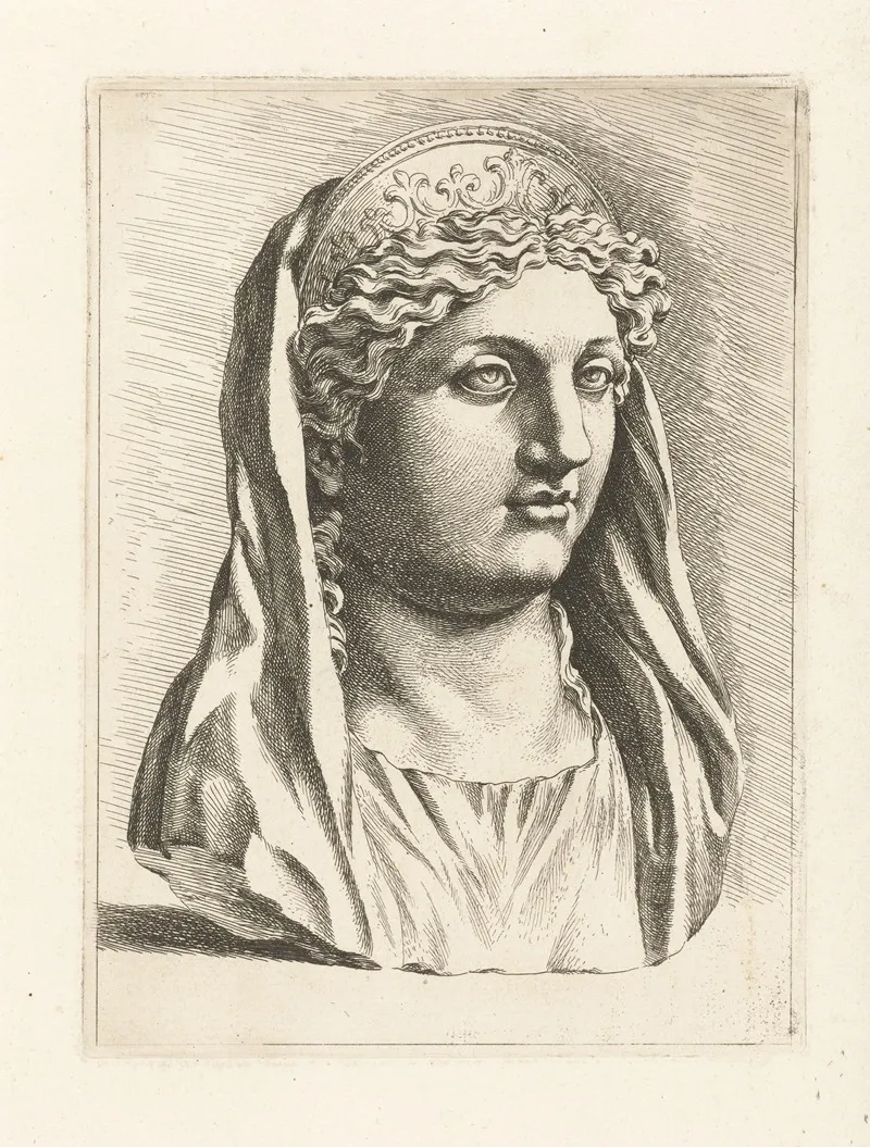 Faustina Major by Jan de Bisschop - Canvas Print