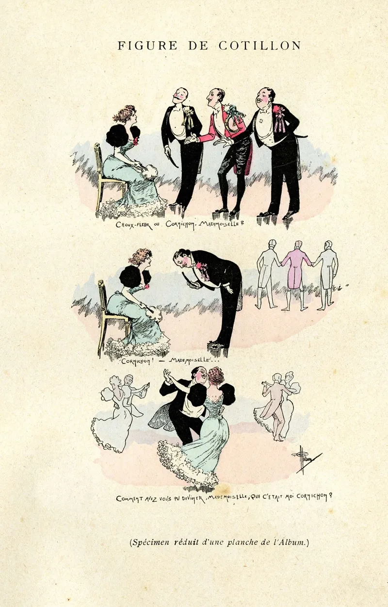 Faut Voir by Albert Guillaume - Canvas Print