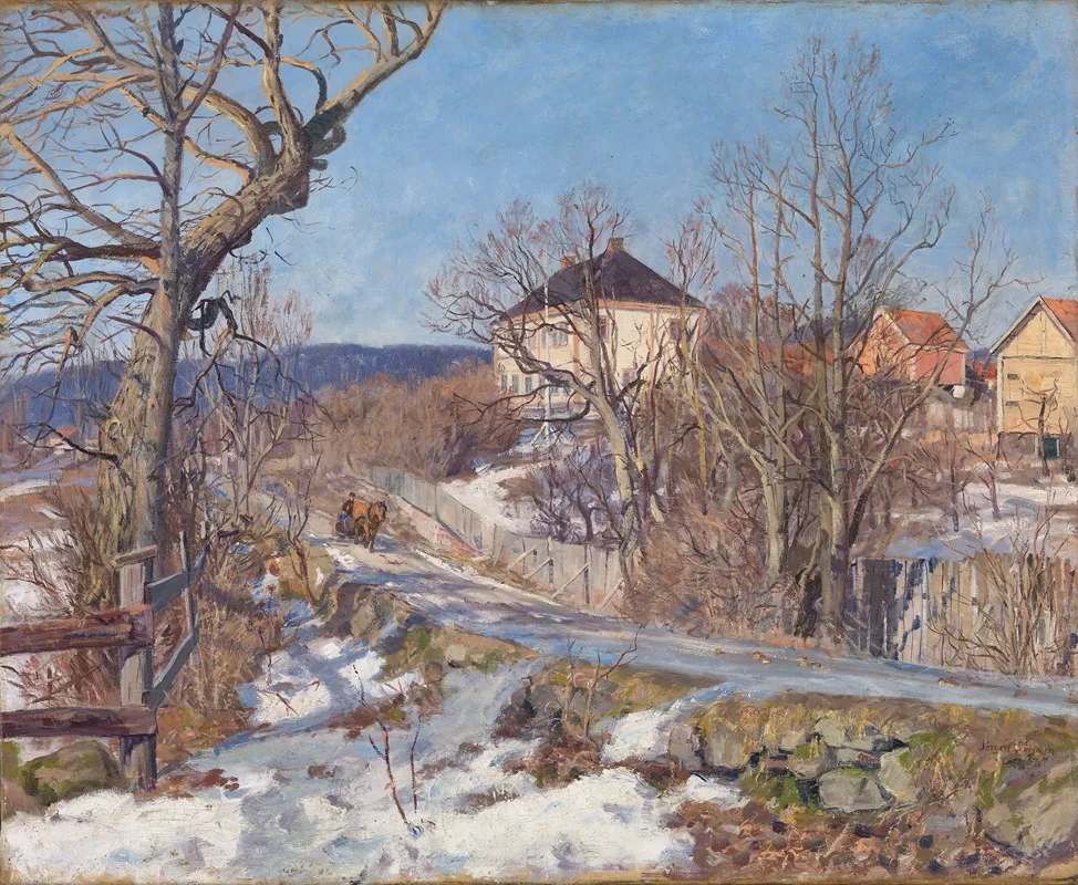 February 2 Degrees Below Zero by Jørgen Sørensen - Canvas Print