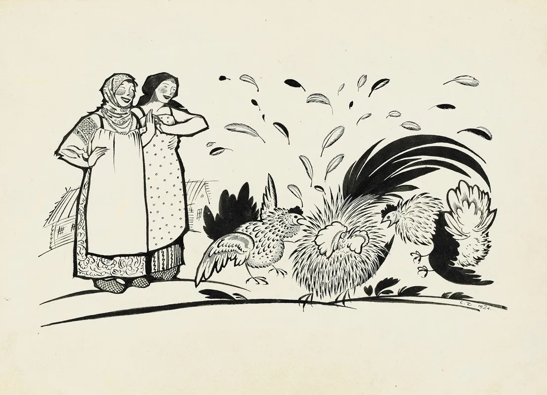 Fedia Bredia Pl 4 by Sergey Chekhonin - Canvas Print