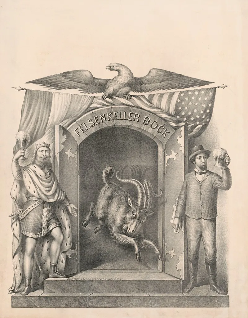 Felsenkeller Bock by Henry Jerome Schile - Canvas Print