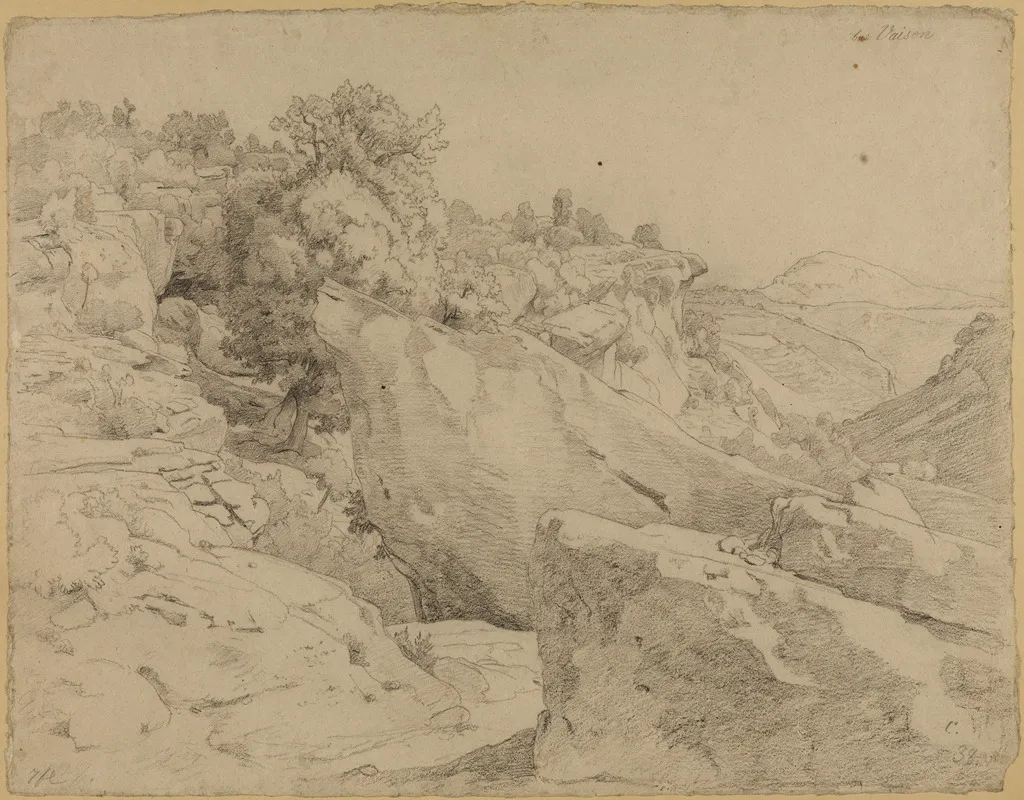 Felsenterrain Bei Vaison La Romaine