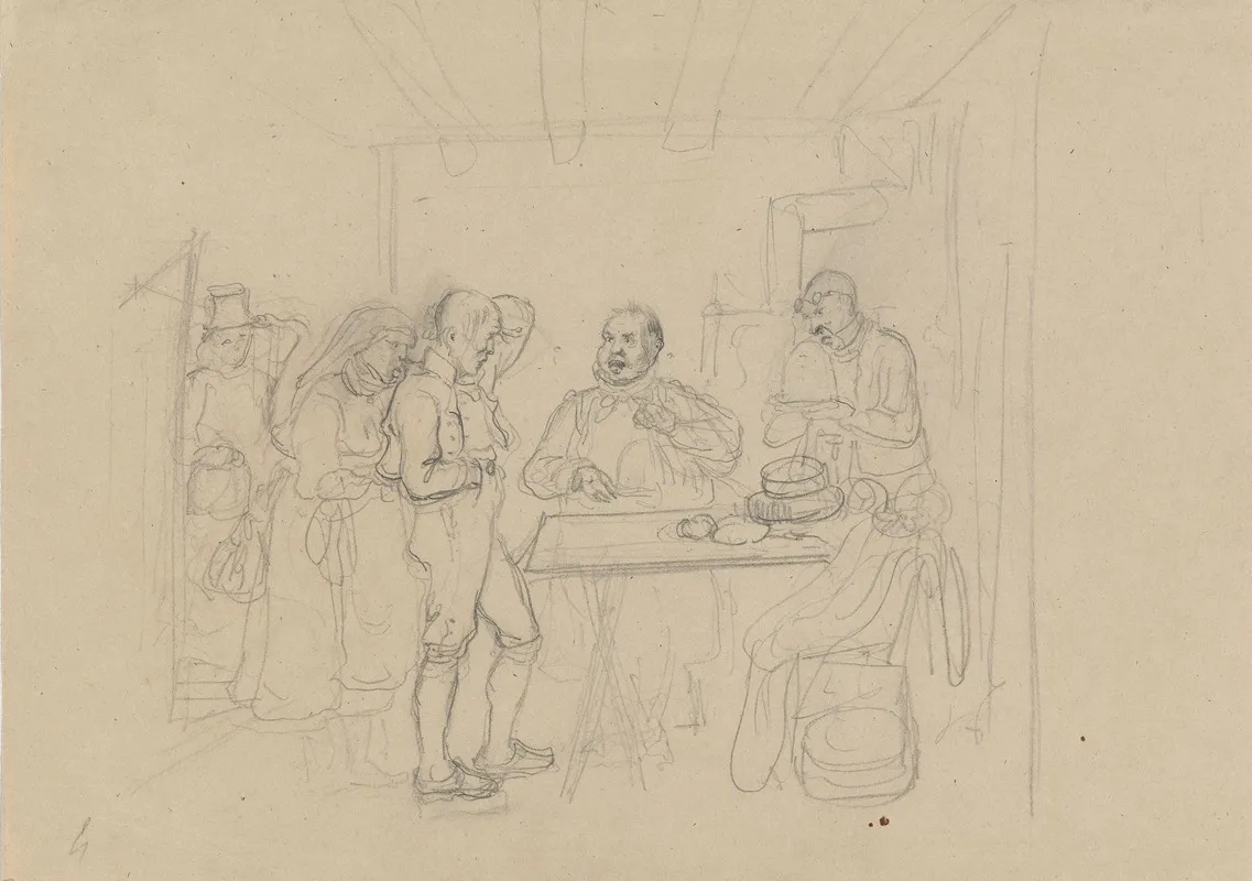 Fem Figurer I Interior