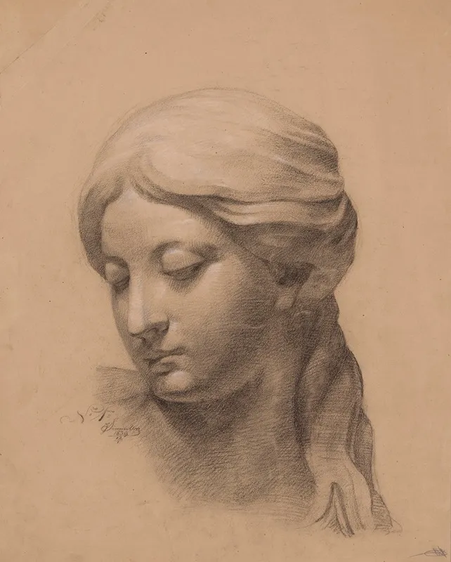 Female Head Sculpture Study