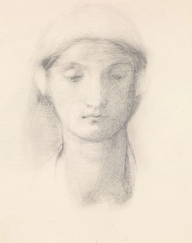 Female Head Study From An Italian Model