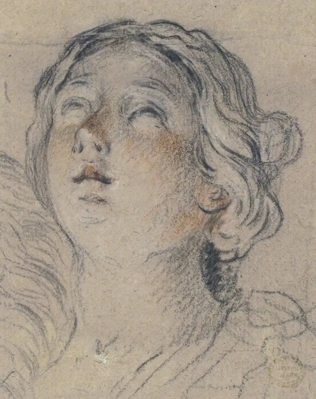 Female Head Upturned