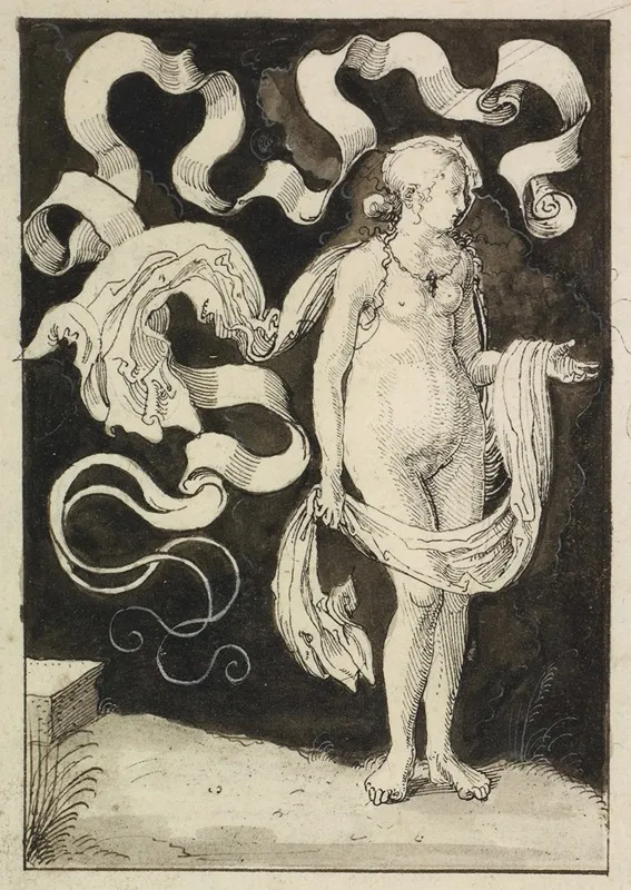 Female Nude 5 by Niklaus Manuel - Canvas Print