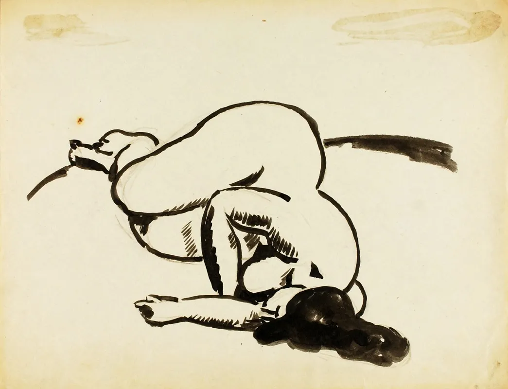 Female Nude Lying Down 2