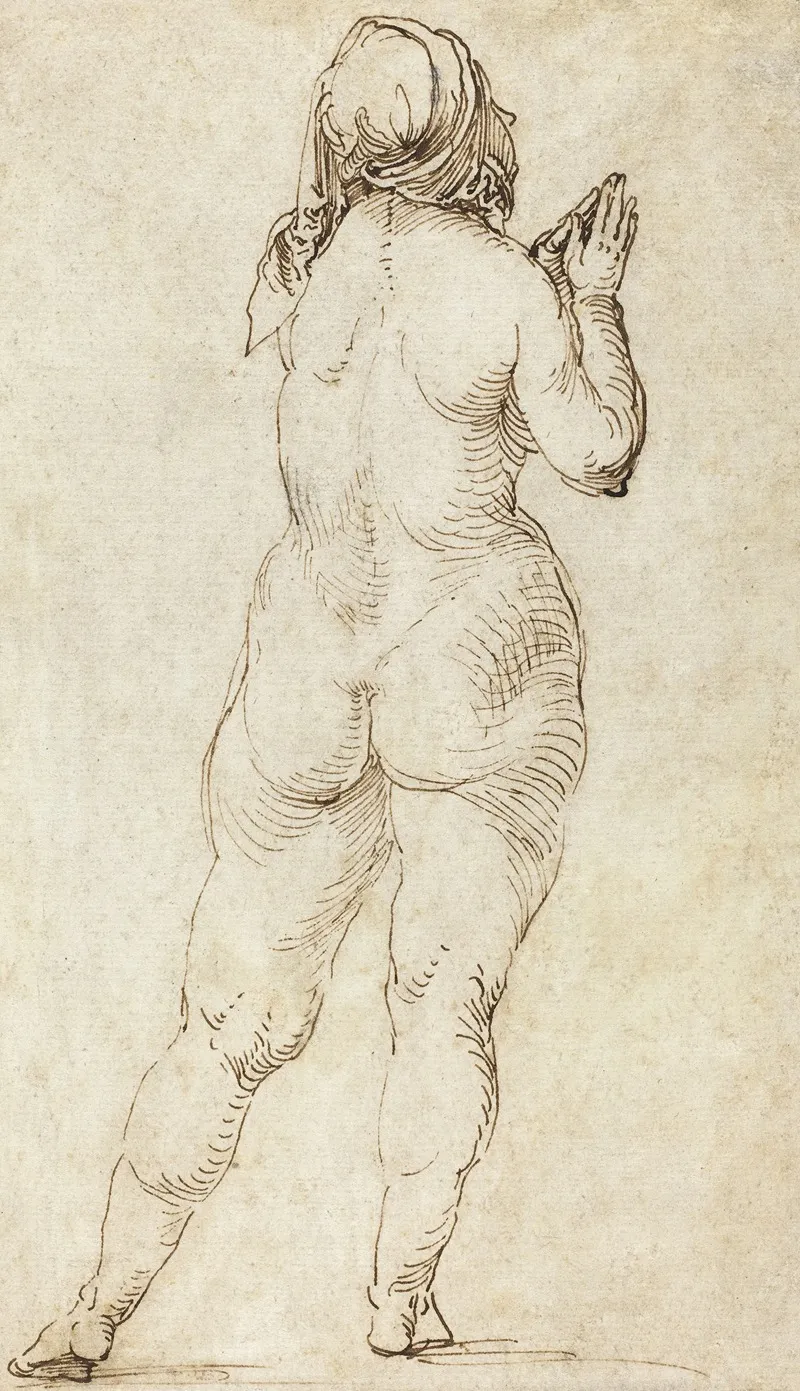 Female Nude Praying