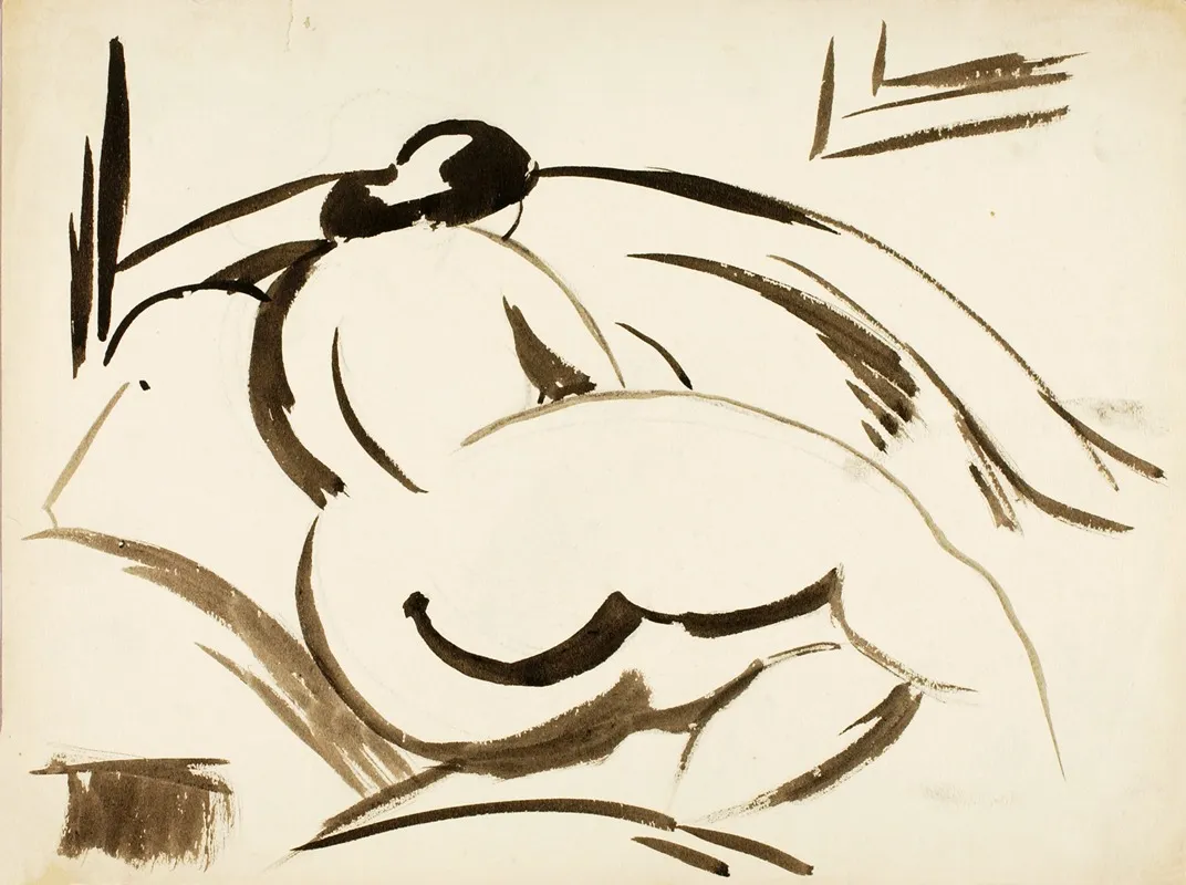 Female Nude Reclining 8