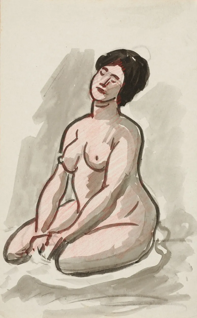 Female Nude Sitting