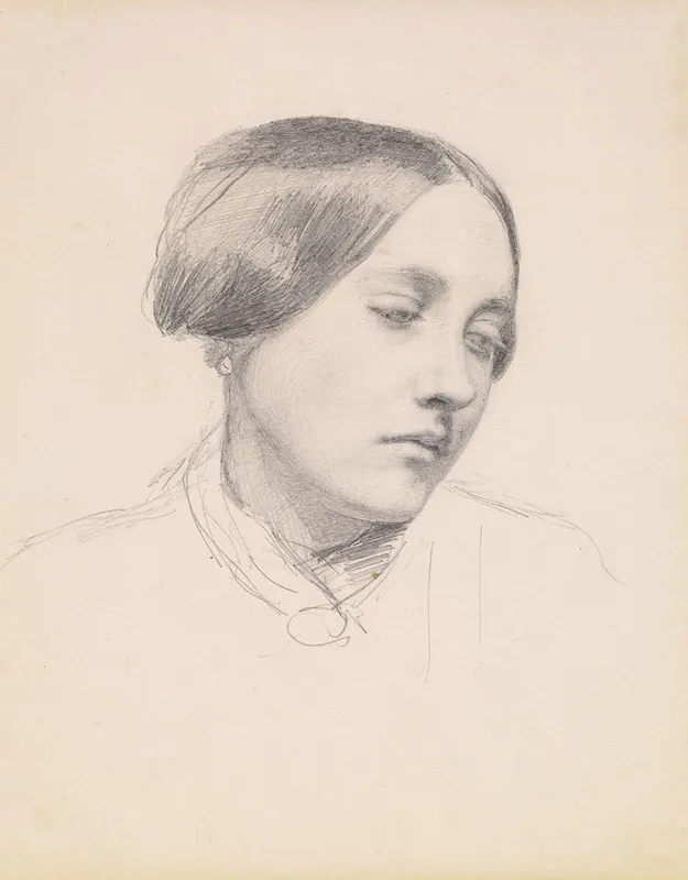 Female Study Of A Girls Head