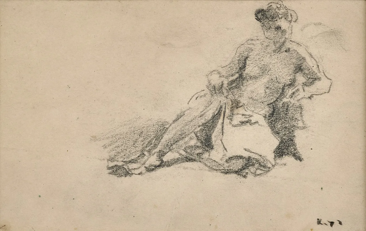 Femme Allongee 7 by Ker-Xavier Roussel - Canvas Print