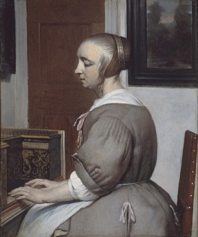 Femme Au Virginal