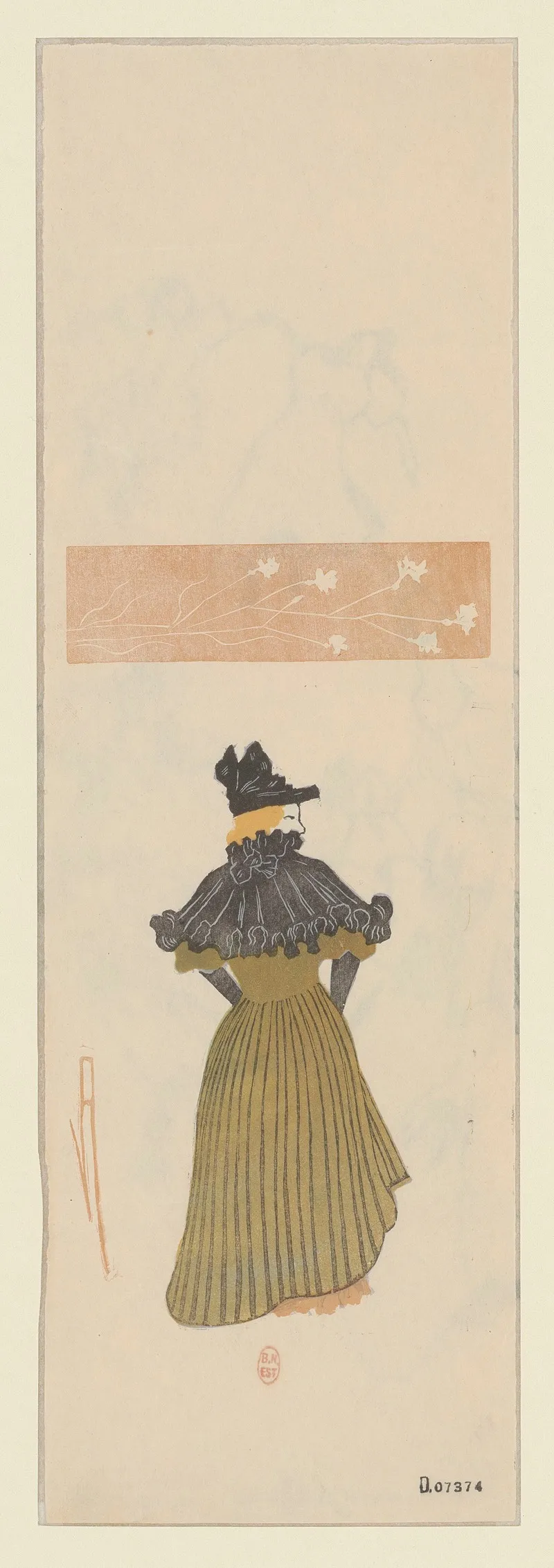 Femme Avec Pelerine