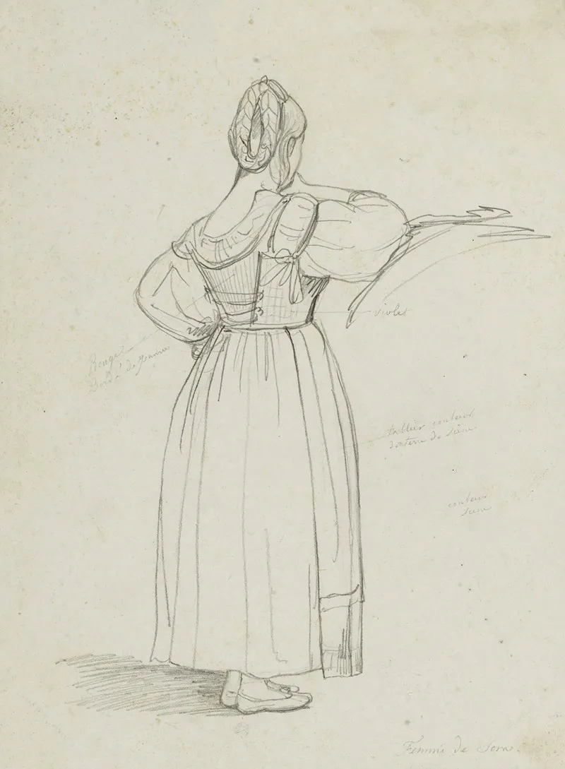 Femme De Sora by René Marjolin - Canvas Print