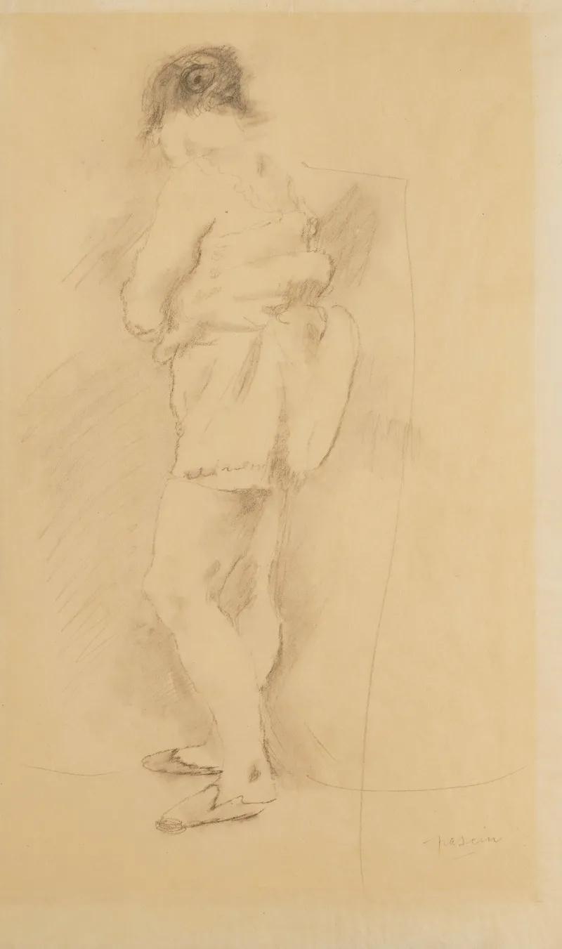 Femme Debout 2 by Jules Pascin - Canvas Print