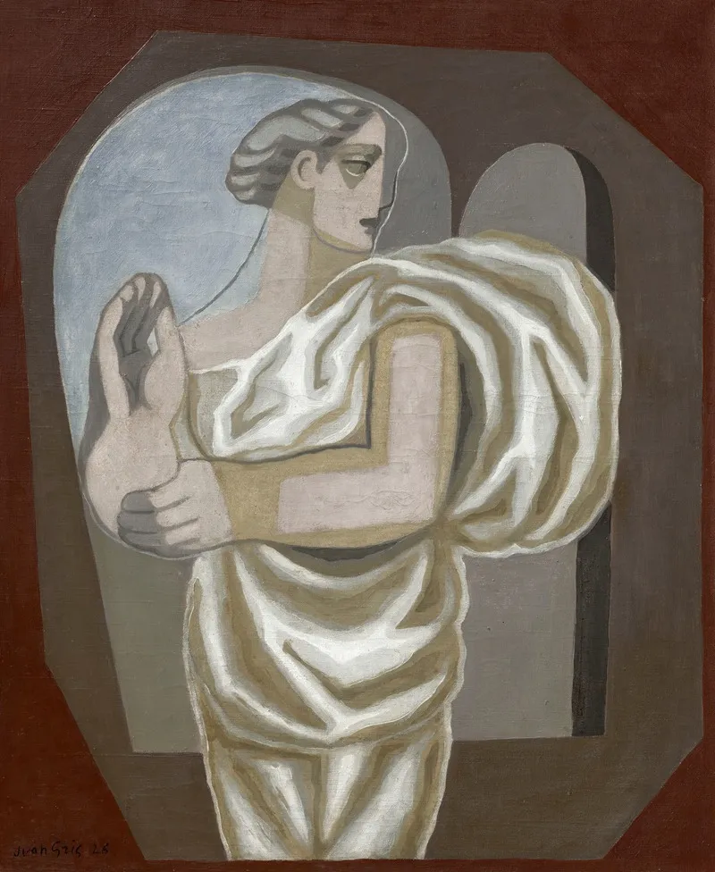 Femme Drapee 3 by Juan Gris - Canvas Print