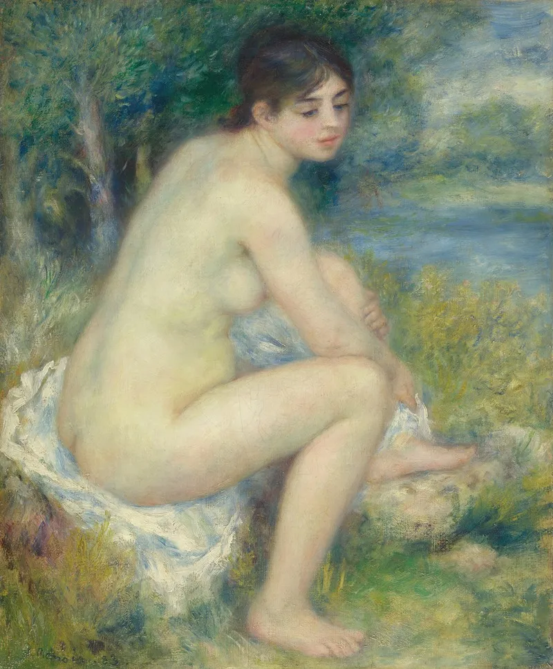 Femme Nue Dans Un Paysage