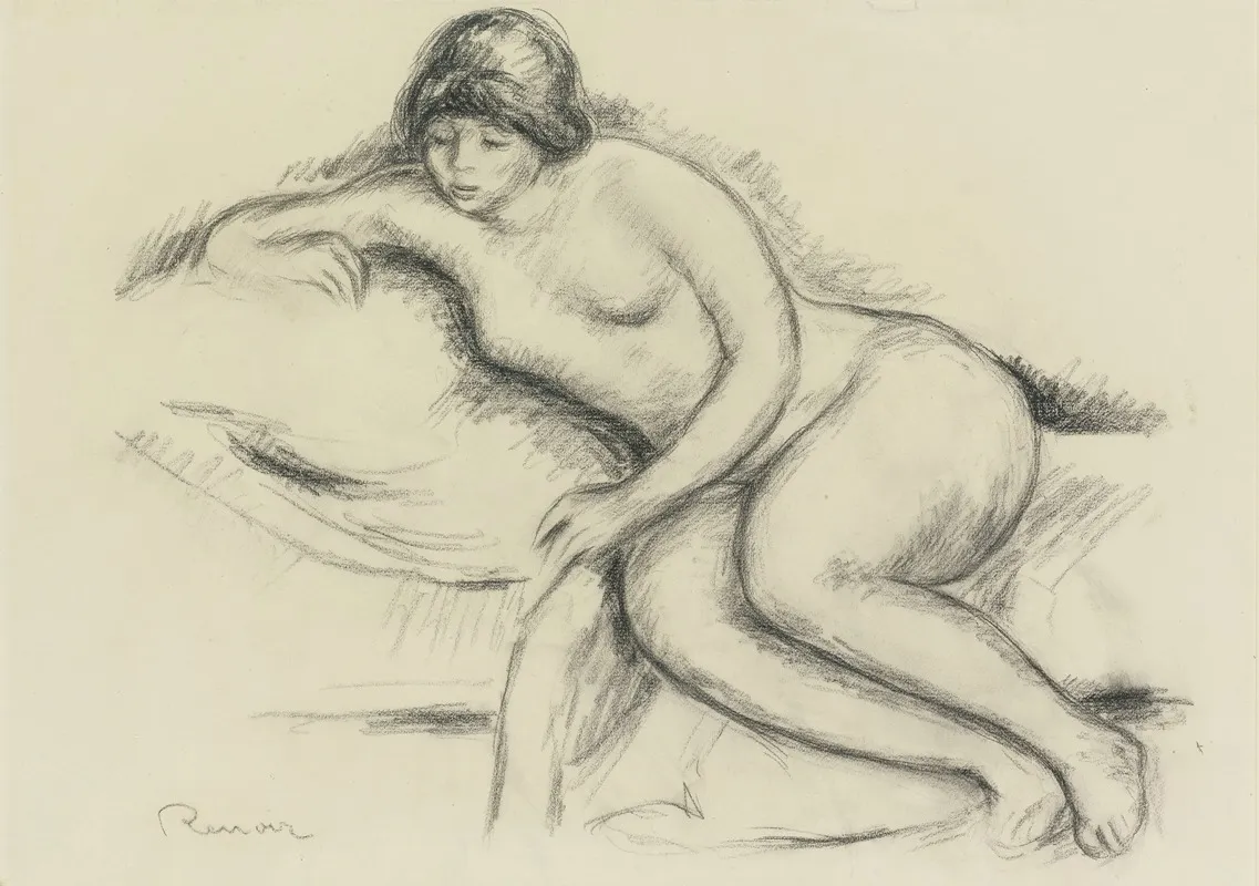 Femme Nue Sur Le Canape De Nice
