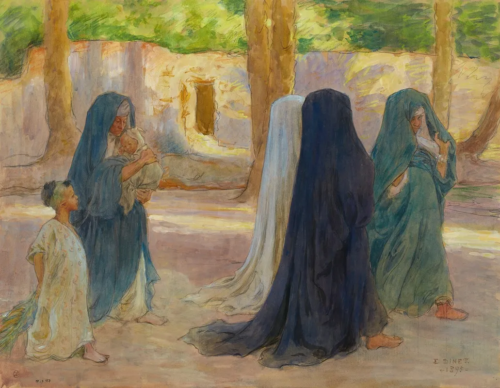 Femmes Arabes A La Promenade