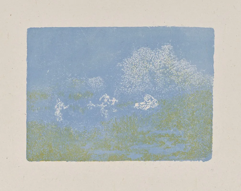 Femmes Dans La Campagne 2 by Ker-Xavier Roussel - Canvas Print