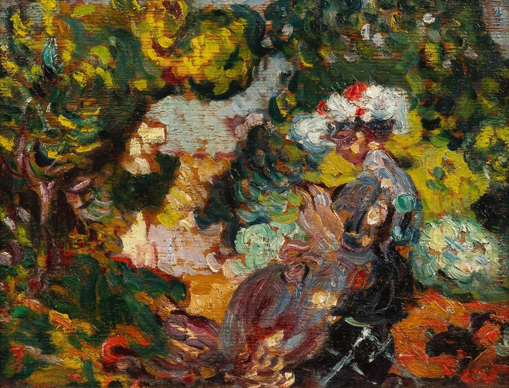 Femmes Dans Un Paysage by Louis Valtat - Canvas Print