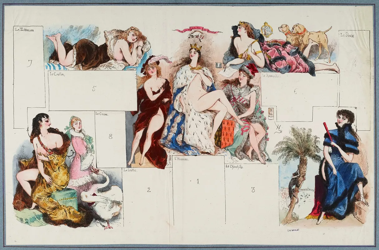 Femmes Et Leurs Fourrures