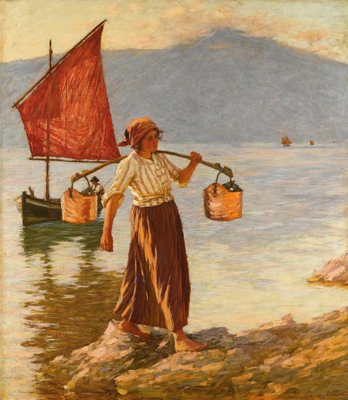 Fetching Water From Lake Garda