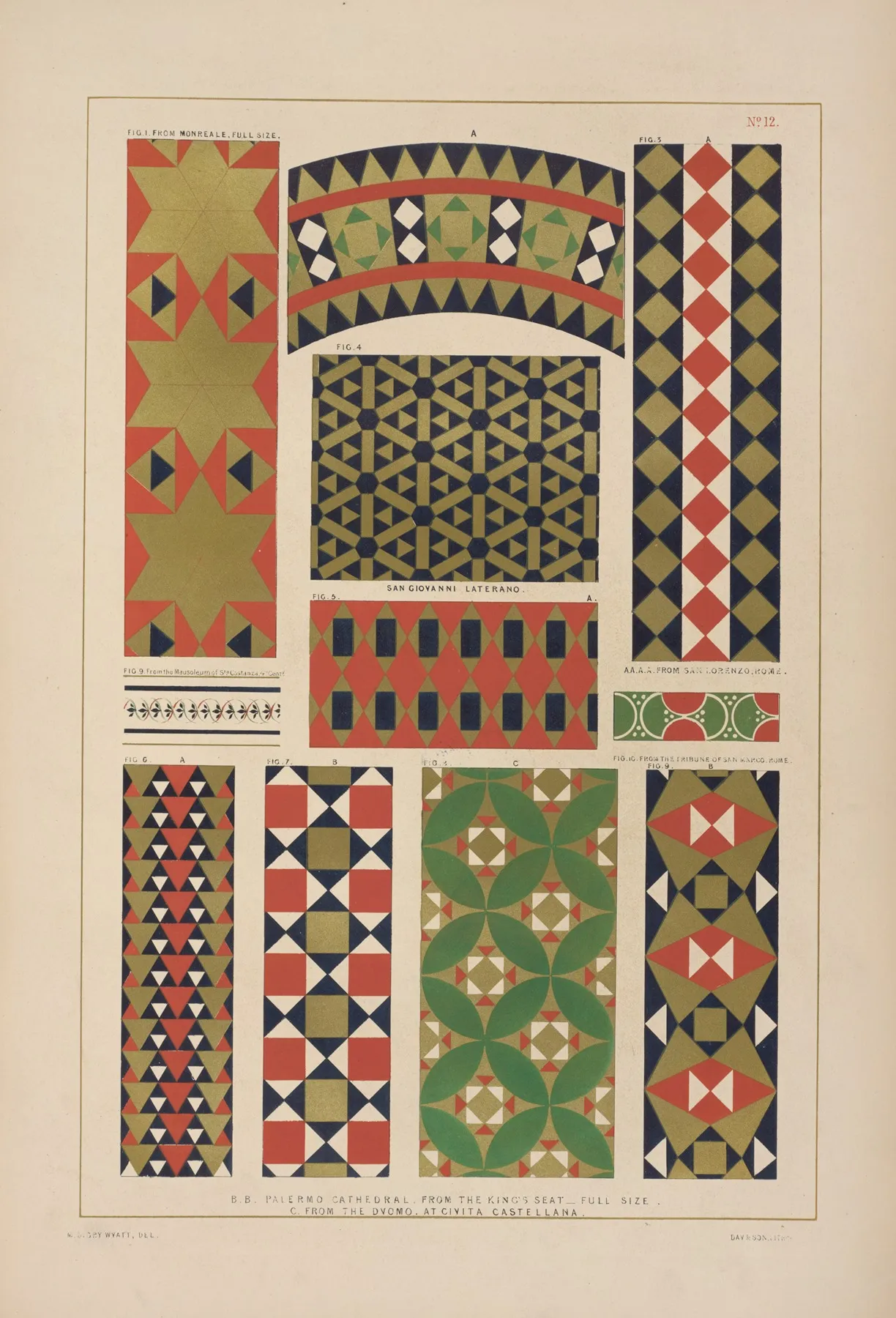 Fig 1 From Monreale Figs 2 A 3 A 4 A 5 A 6 A Palermo Cathedral From The Kings Seat