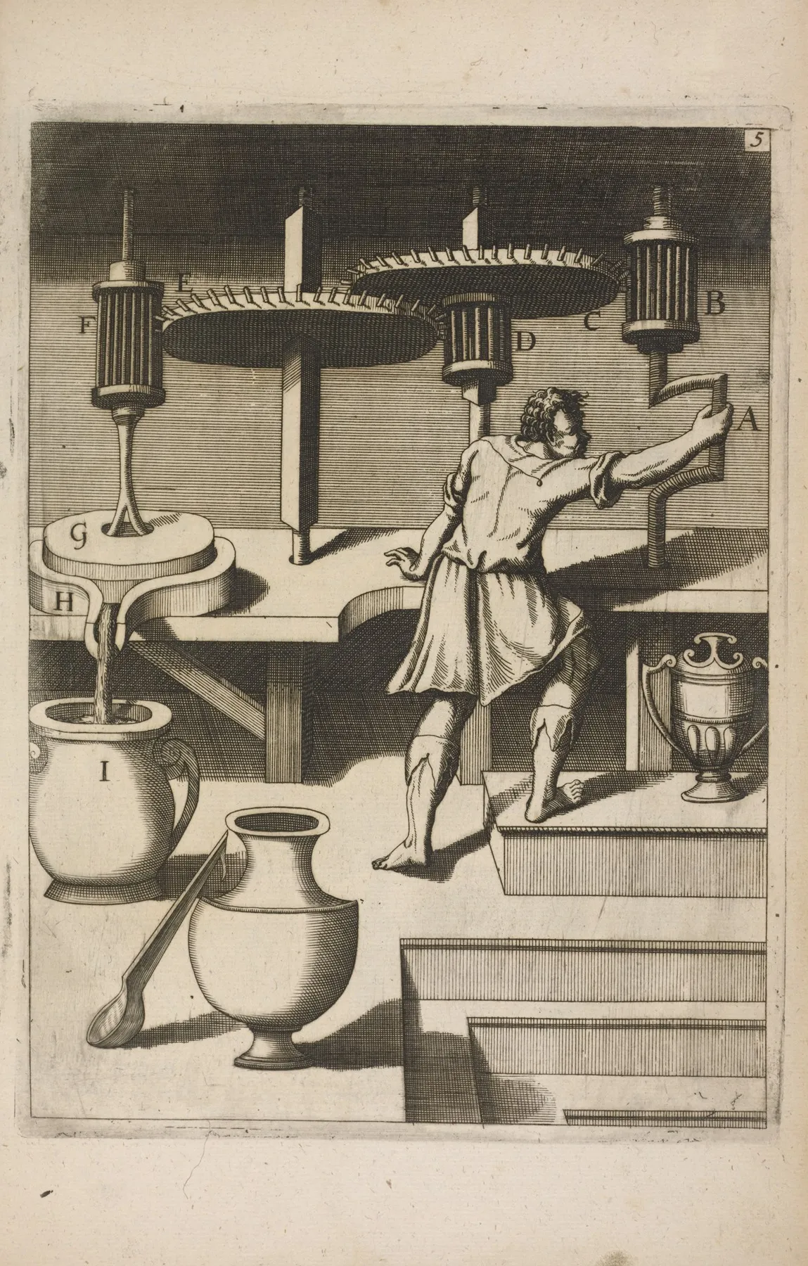 Fig V Chiromylos Pro Tinctura Sculptarum Laminarum Paranda