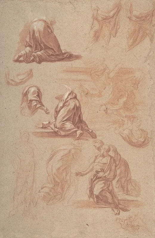 Figural Studies by Marco Benefial - Canvas Print