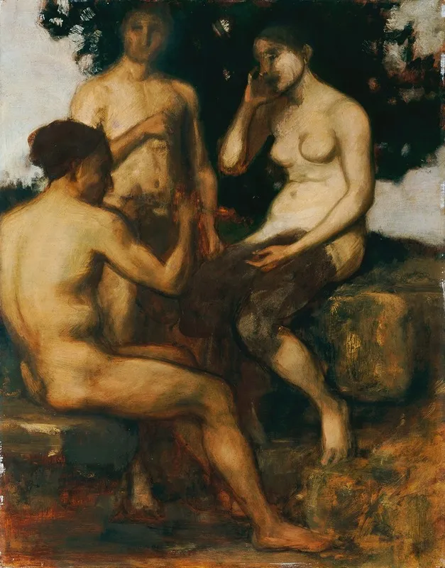 Figurale Komposition Drei Akte