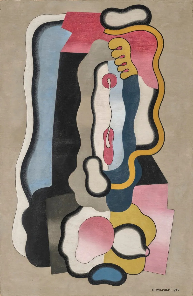 Figure 7 by Georges Valmier - Canvas Print