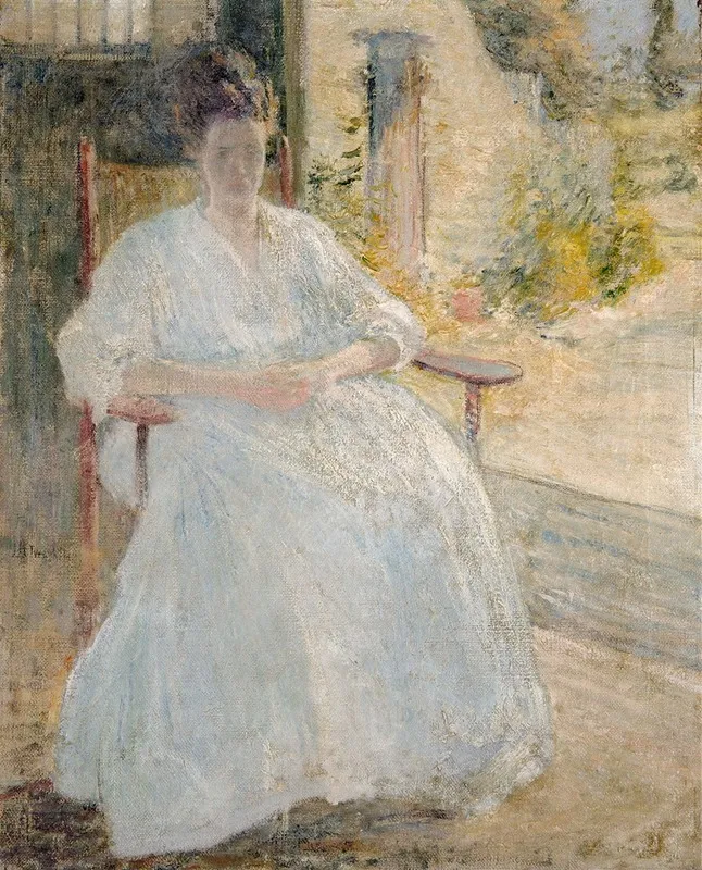 Figure In Sunlight Artists Wife