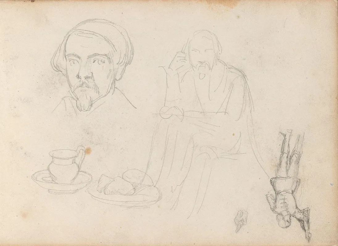 Figure Studies Jug And Dish