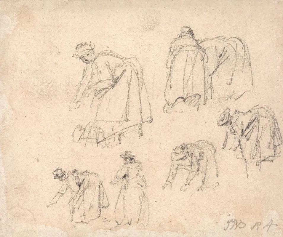 Figure Studies Women Laboring