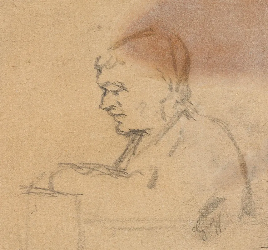 Figure Study 23 by Gustav Wentzel - Canvas Print