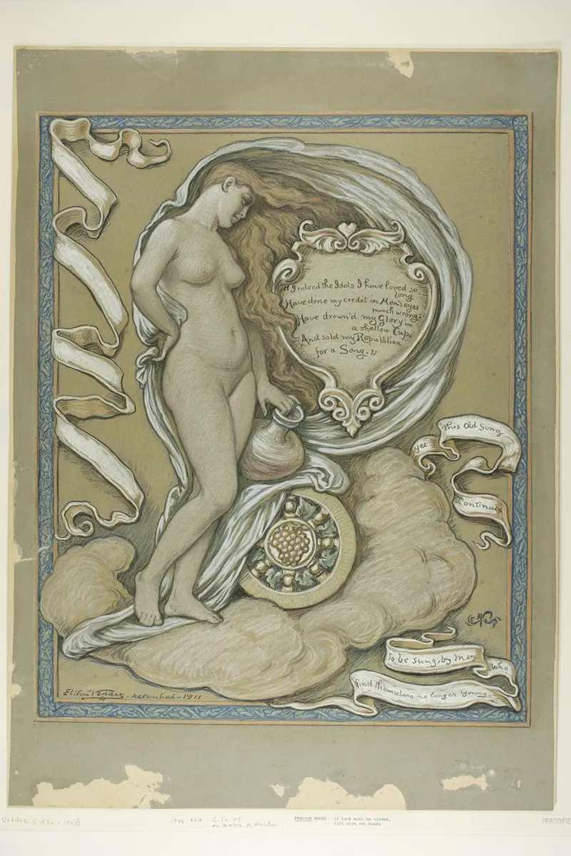 Figure Study For Rubaiyat Of Omar Khayyam 2