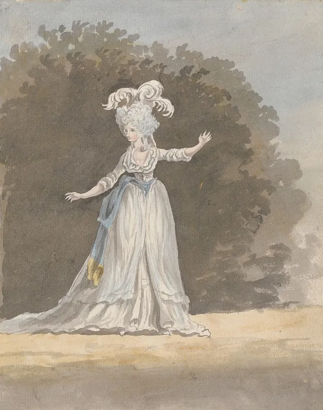 Figure Study Of A Lady by James Miller - Canvas Print