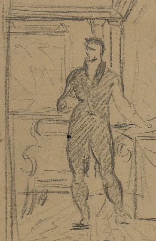 Figure Study Of A Man In A Formal Suit 2
