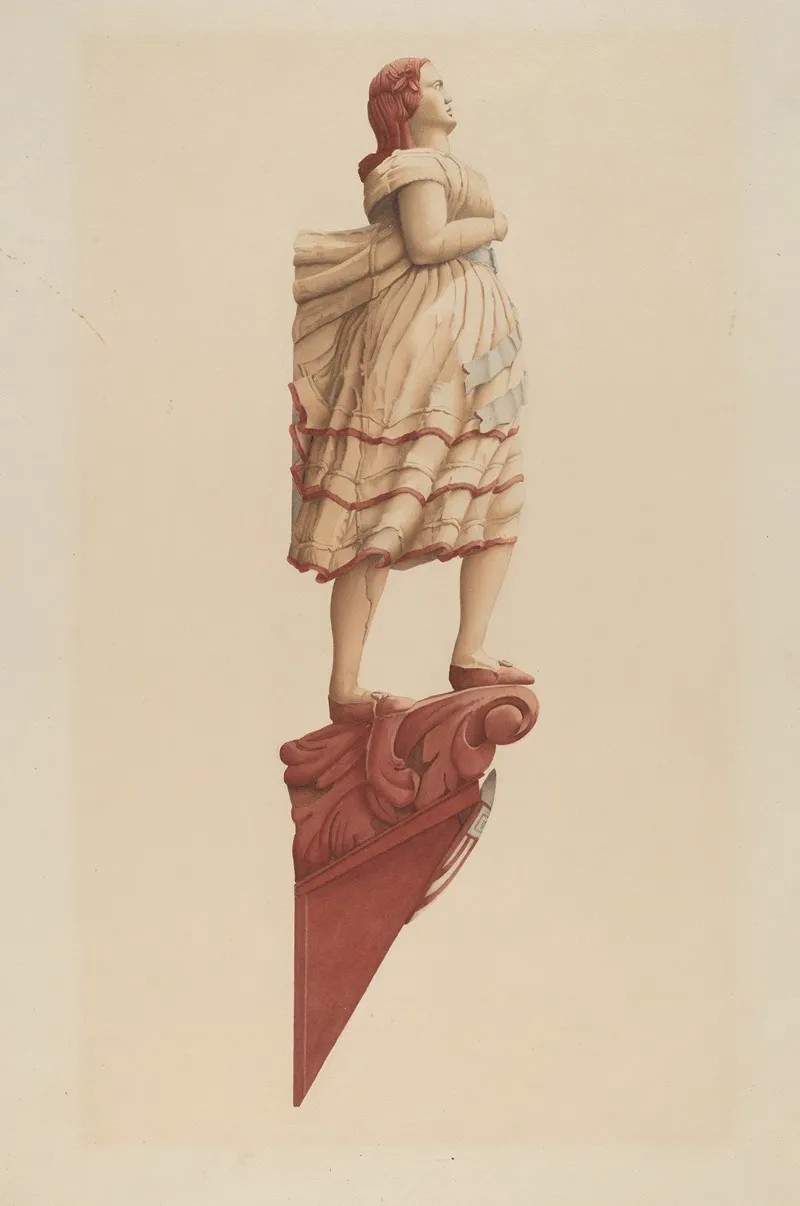 Figurehead From Union by Frances Cohen - Canvas Print