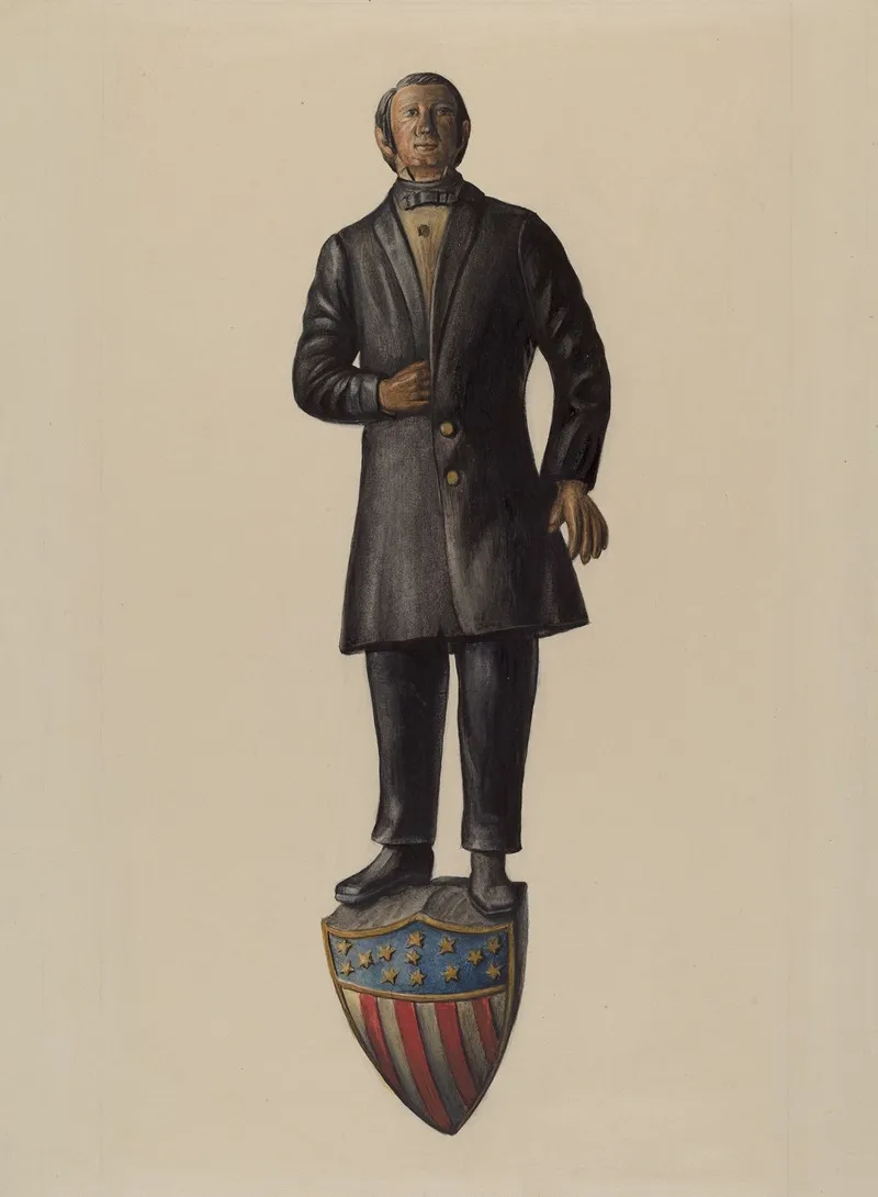 Figurehead Henry Clay by Mina Lowry - Canvas Print