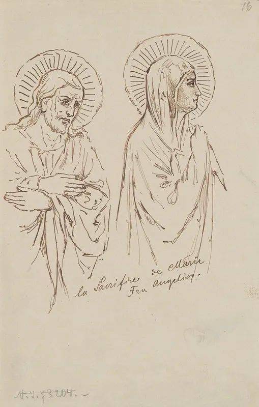 Figures Of Saints Treatments From The Paintings Of Fra Angelico